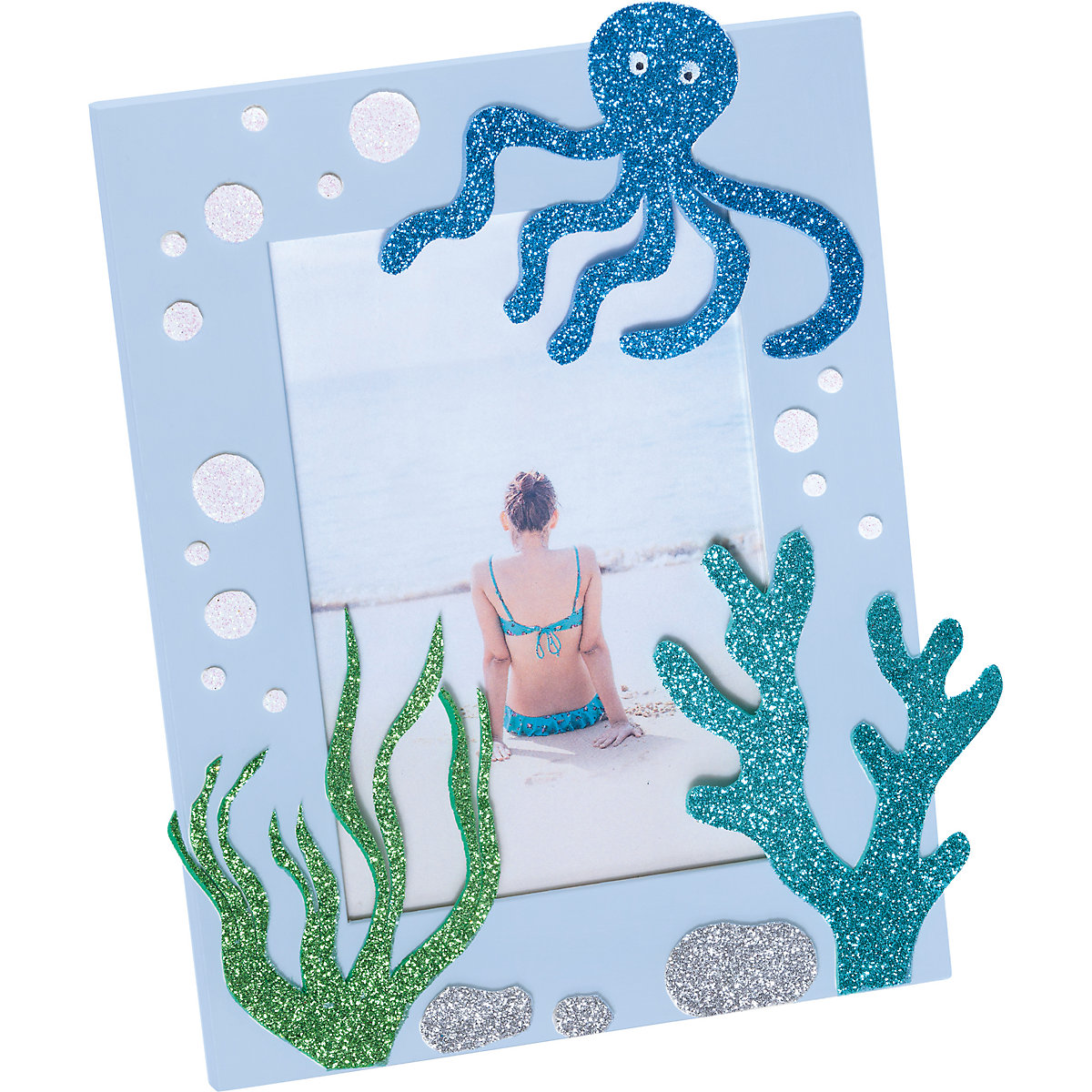 Glitter-Moosgummi 20 x 29 cm, 10 Blatt