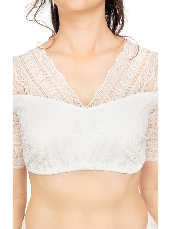MarJo Dirndlbluse GUSTA-FINJA in offwhite günstig kaufen