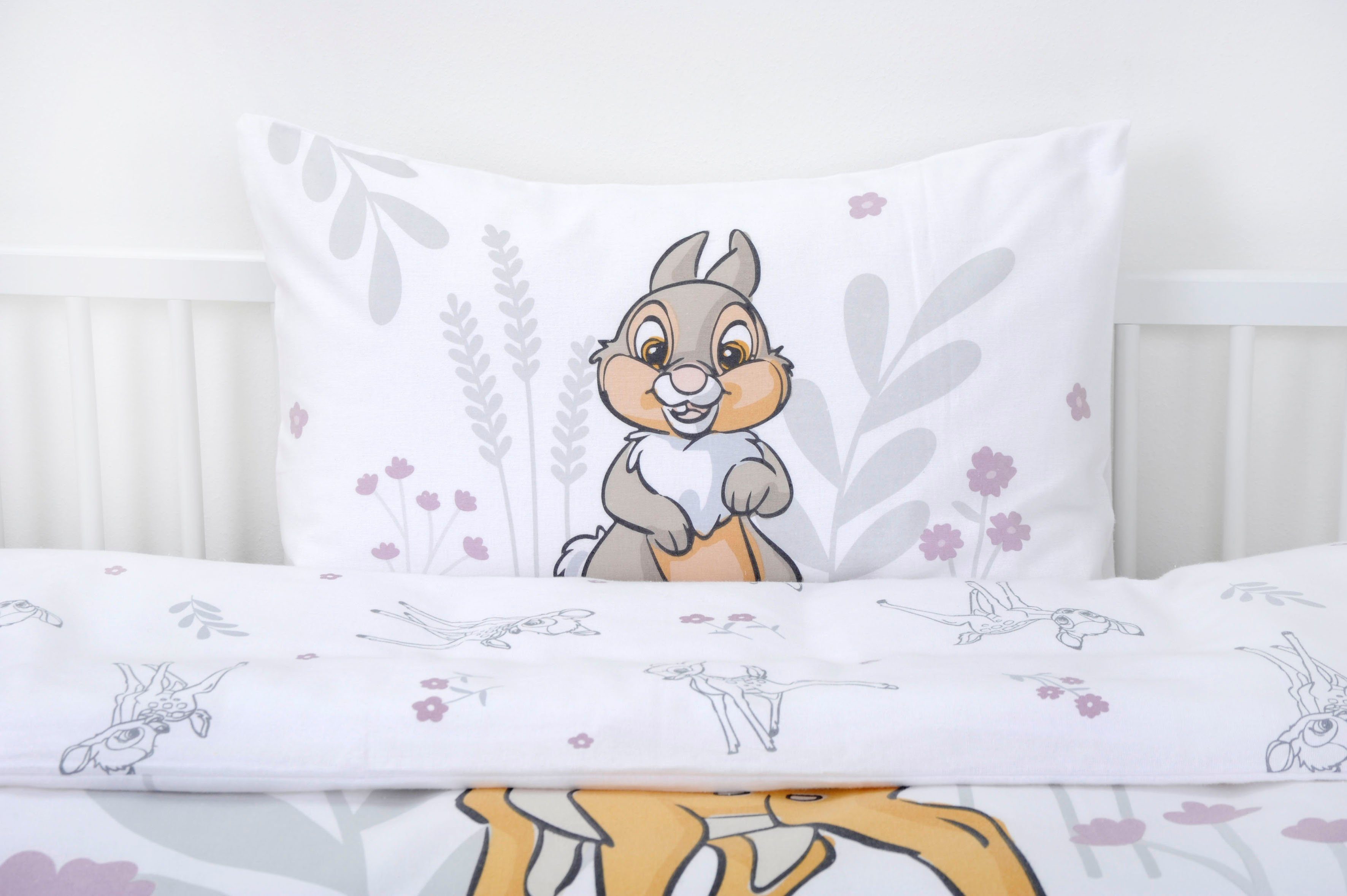 Babybettwäsche ´s Bambi, , Flanell, mit liebevollem Motiv