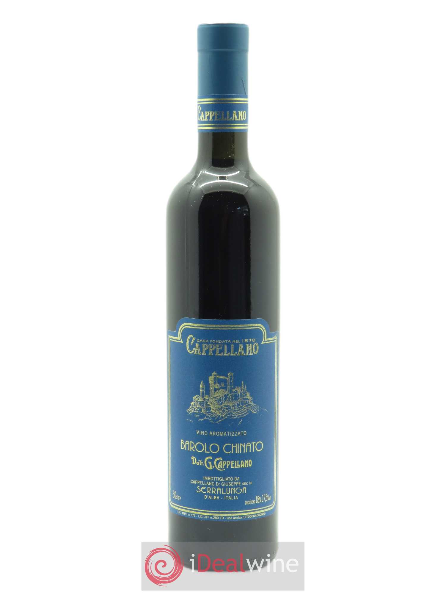 Barolo DOCG Chinato Vino Aromatizzato Cappellano   - Lot de 1 Bouteille