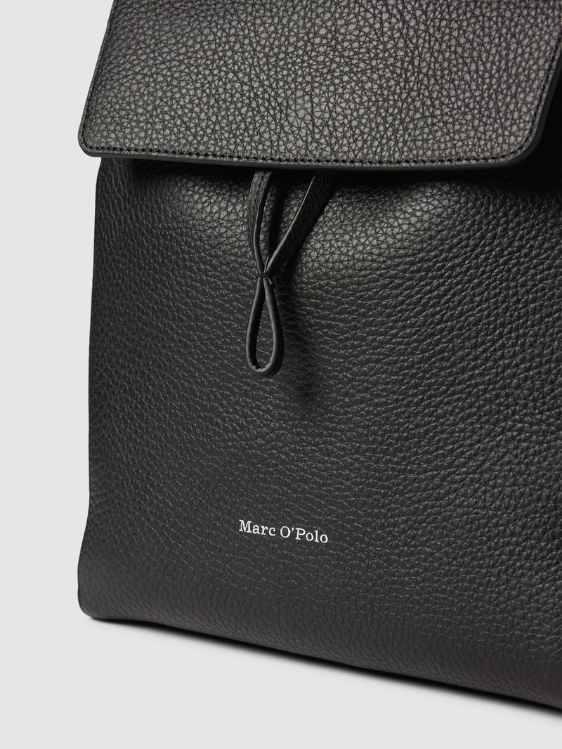 Rucksack mit Label-Print Modell 'MOD BEA' in black