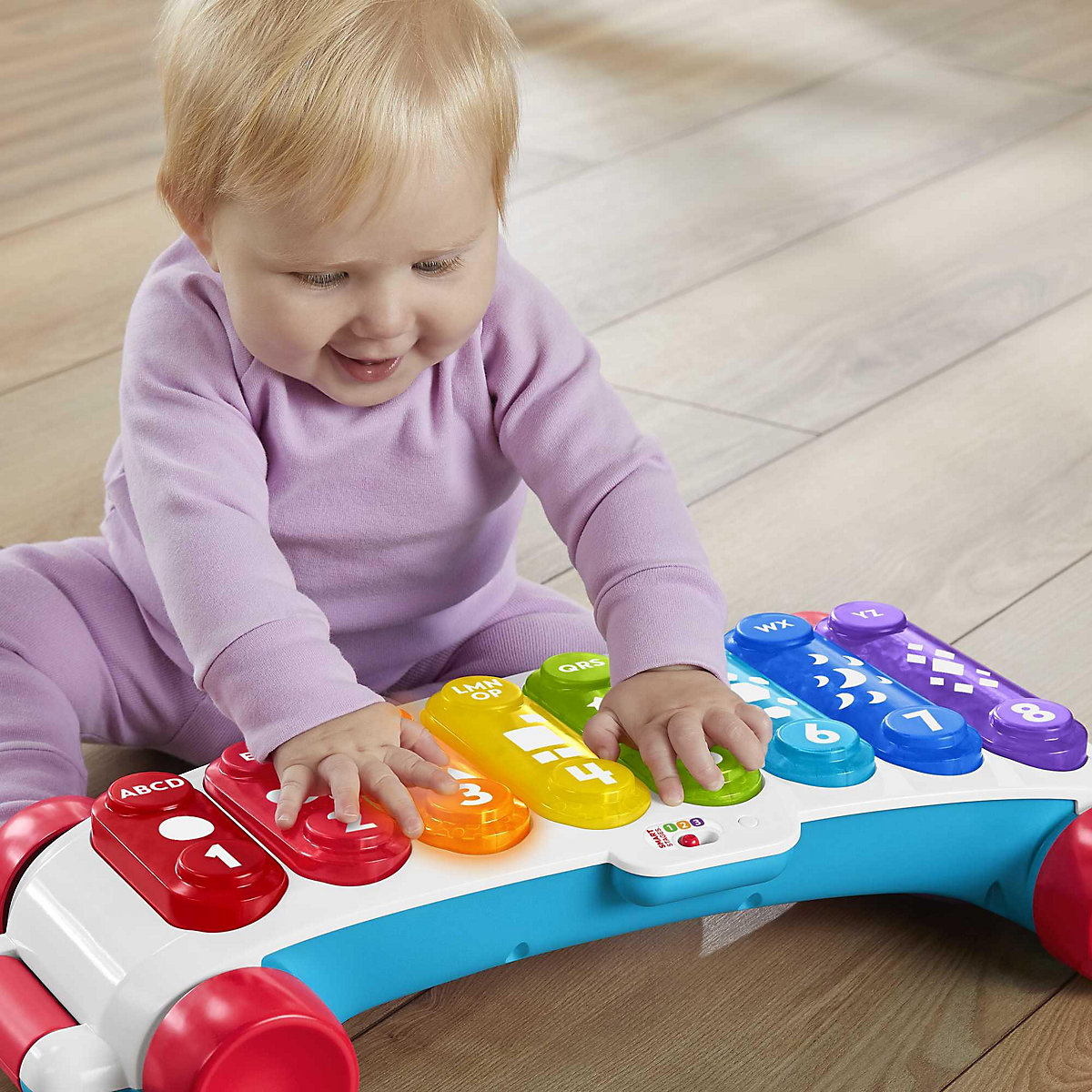 Fisher-Price leuchtendes Riesen-Xylophon, Lernspielzeug für Kleinkinder