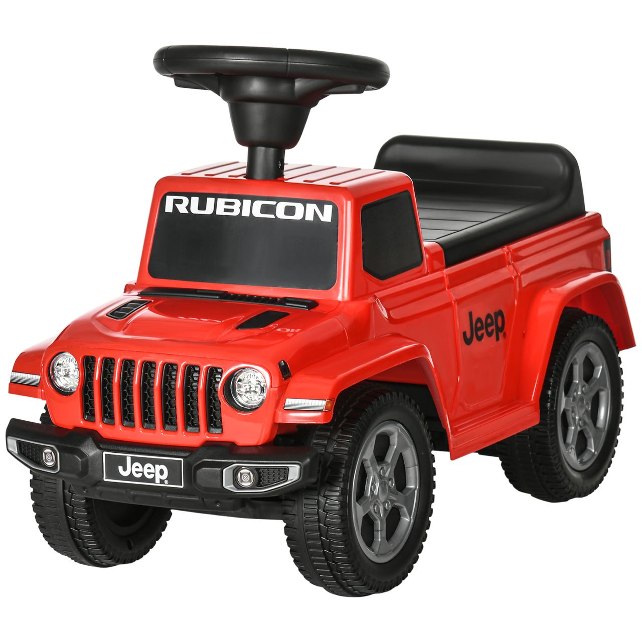 AIYAPLAY Rutschauto, Rutscherfahrzeug, Kinderauto mit Hupe, Kinderfahrzeug, Rot