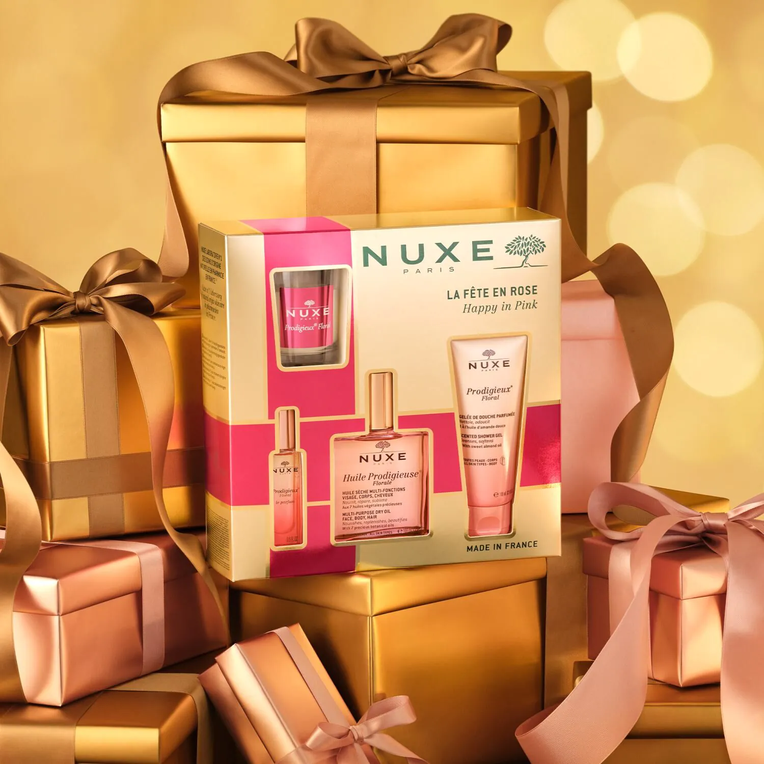„Nuxe Huile Prodigieuse® Florale“ – legendinės dermokosmetikos rinkinys kūno priežiūrai