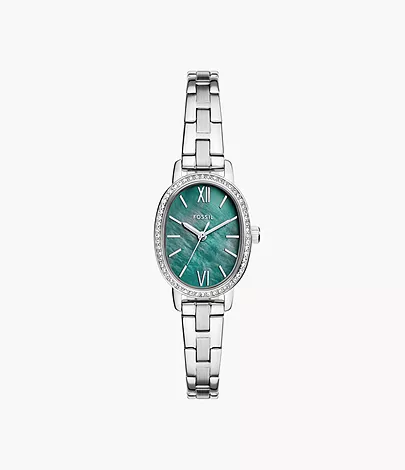 Fossil Outlet Uhr Penny 3-Zeiger-Werk Edelstahl
