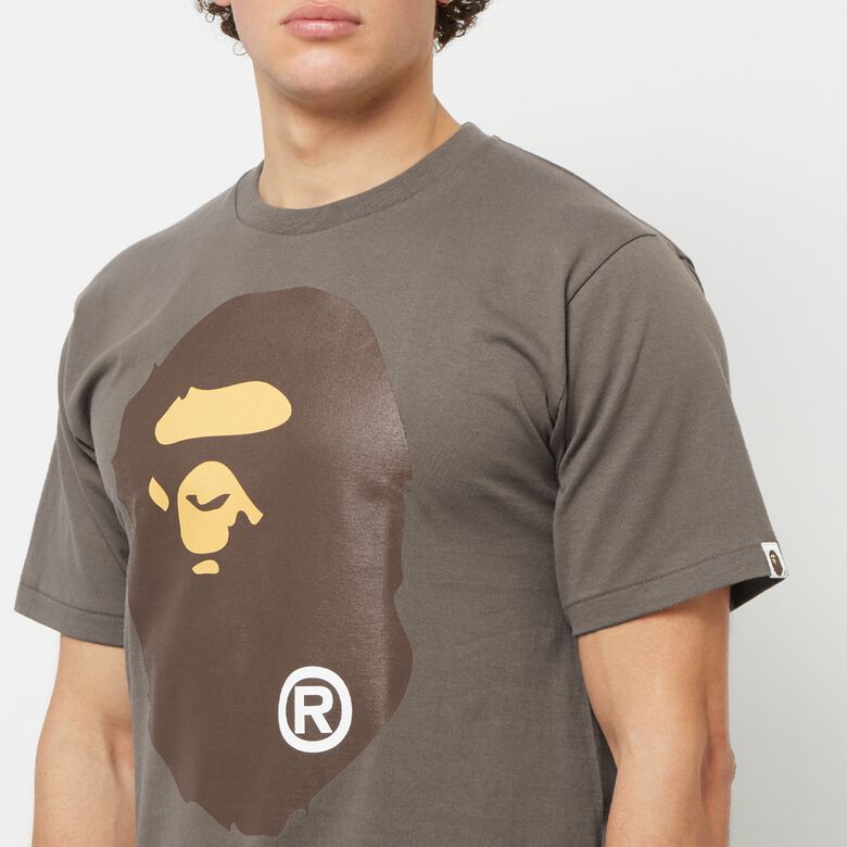 A Bathing Ape Big Ape Head Tee brown
