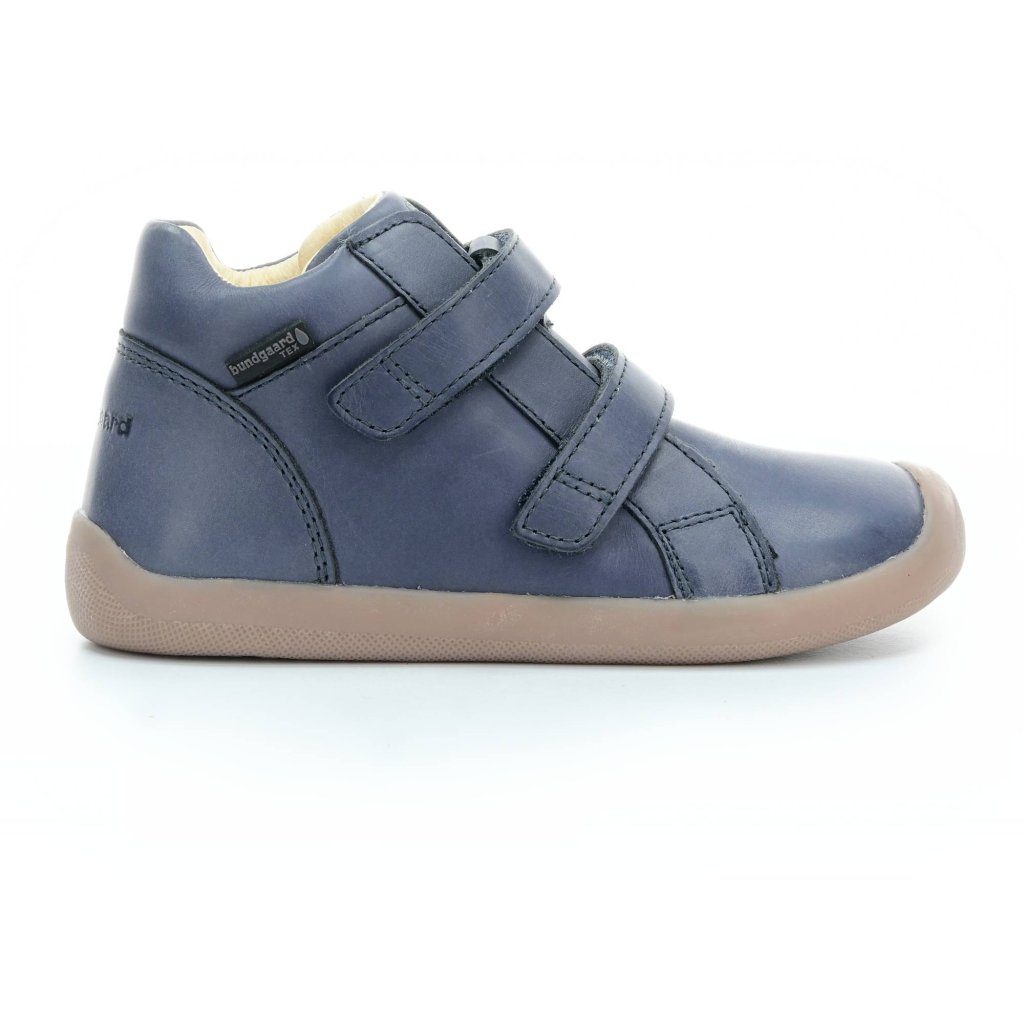 Bundgaard The Walk Velcro TEX Night Sky dunkel blaue Mid Cut Barfußschuhe