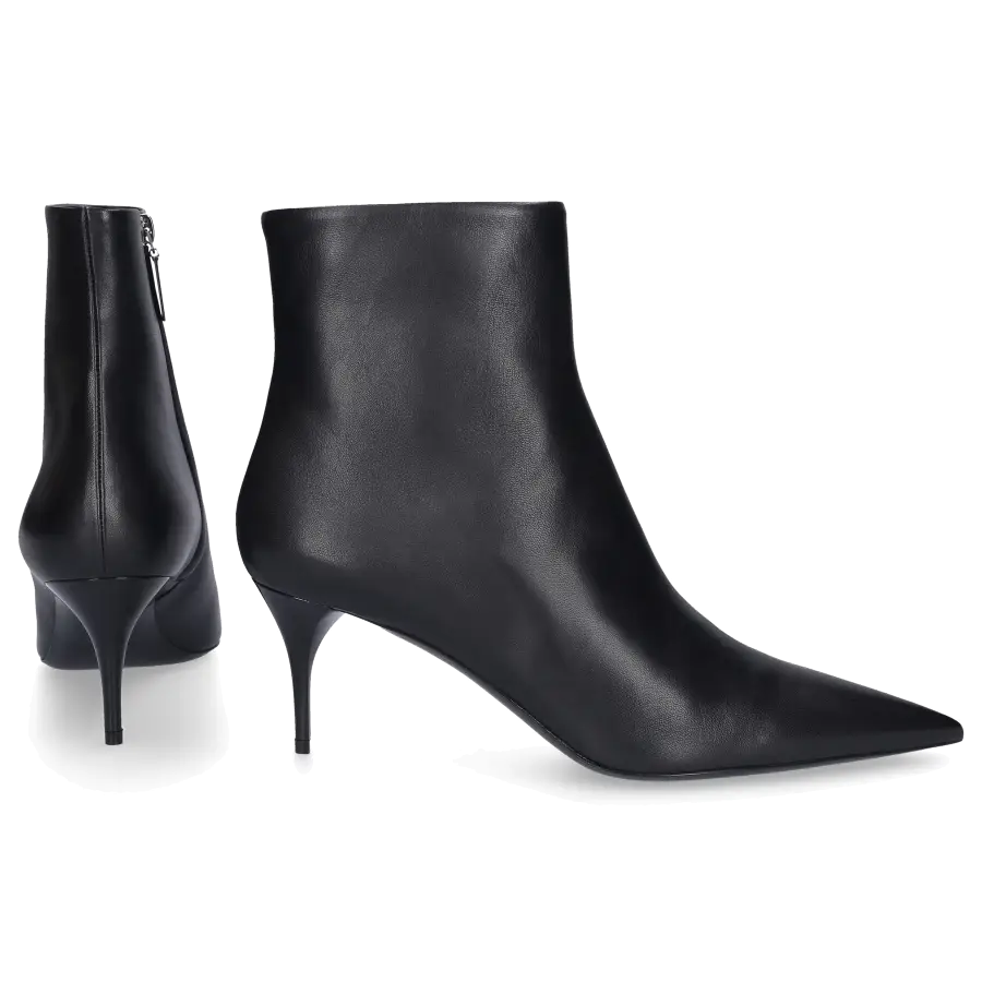 Saint Laurent - Klassische Stiefeletten LEXI 65 Nappaleder - schwarz