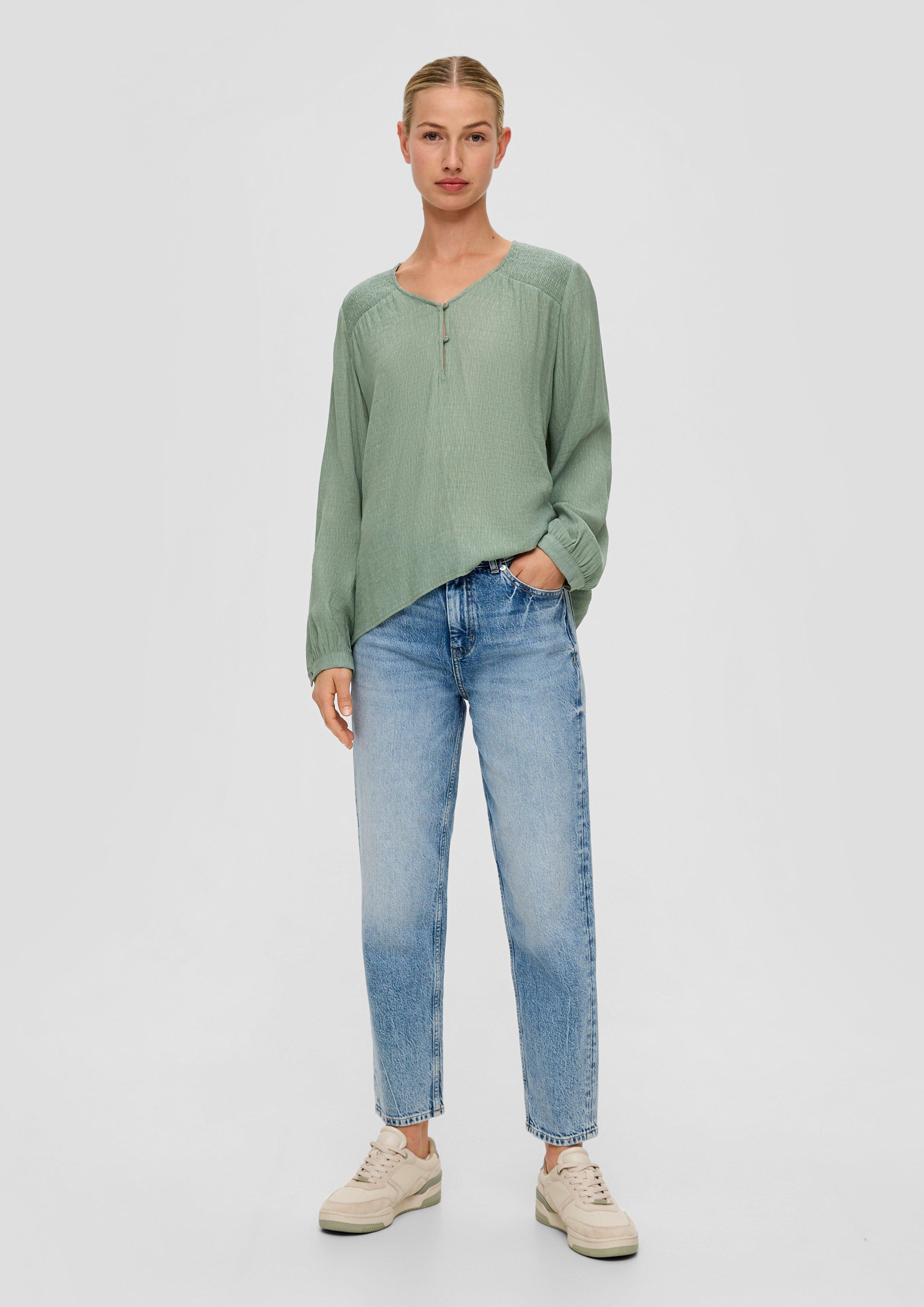 Bluse mit gesmokten Details  2135680-7210