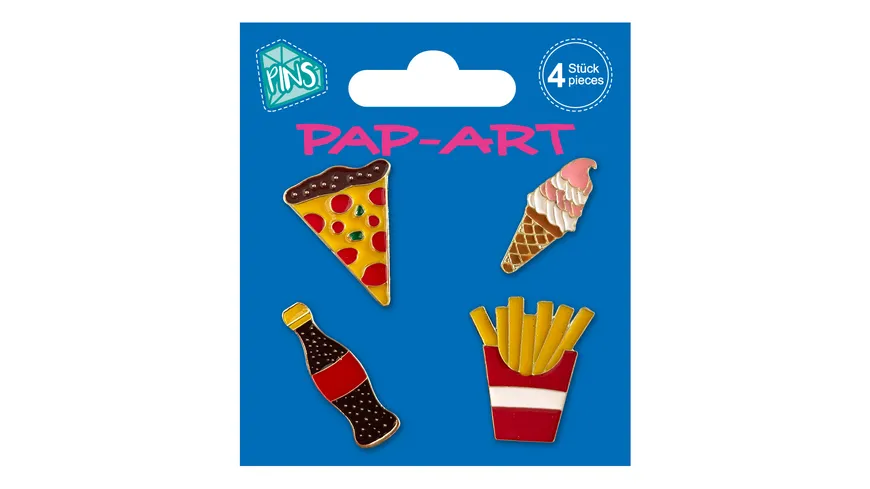 PAP-ART Pins Urlaub 4Stück