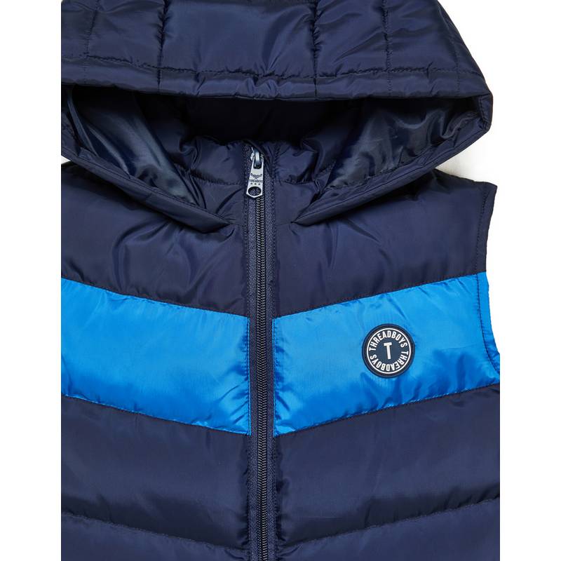 Threadboys THB Jacket Colour Block Gilet Doota Steppweste Jungen