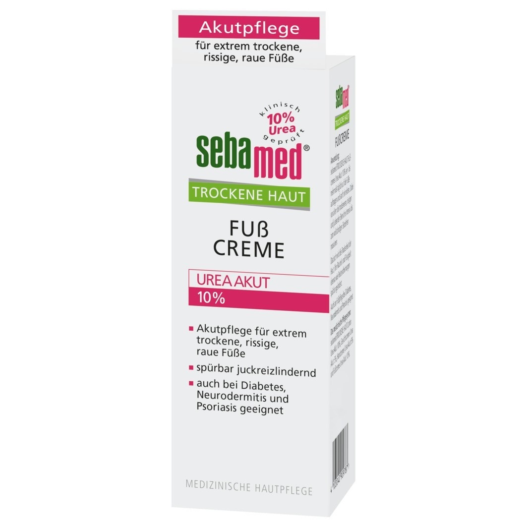 Trockene Haut Fuss-Creme Urea Akut 10%