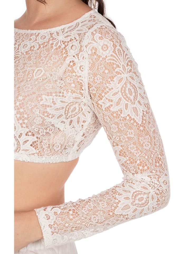 MarJo Dirndlbluse HORTENSIA-DALIDA in weiß günstig kaufen