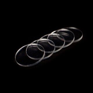 Clear Acrylic Miniature Base, Round 32mm