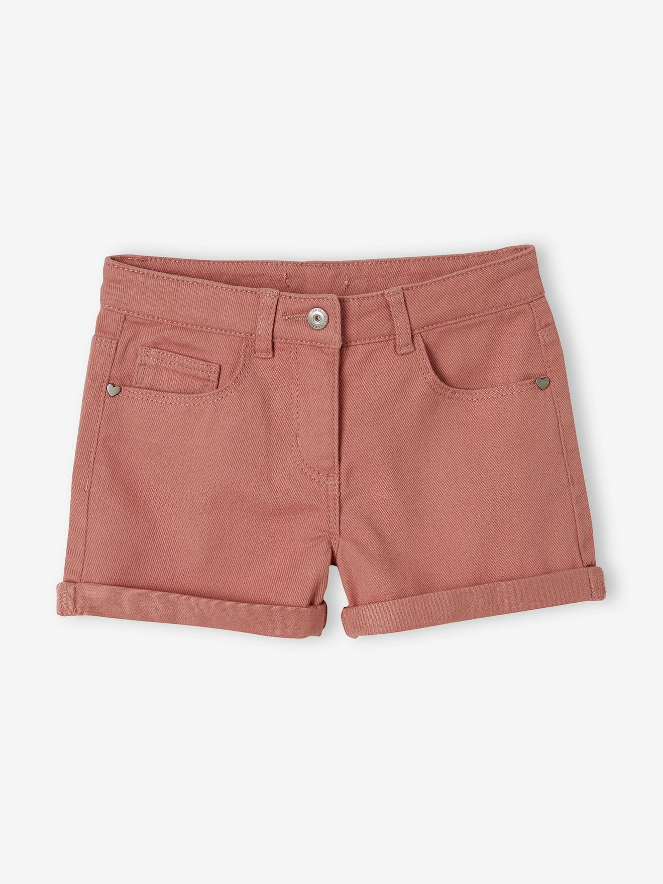 Vertbaudet Mädchen Shorts BASIC Oeko-Tex - altrosa