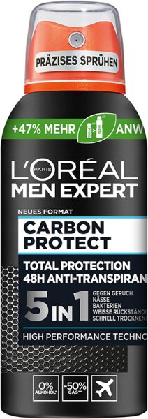 L'Oréal Paris Men Expert Carbon Protect 48h Deodorant Spray