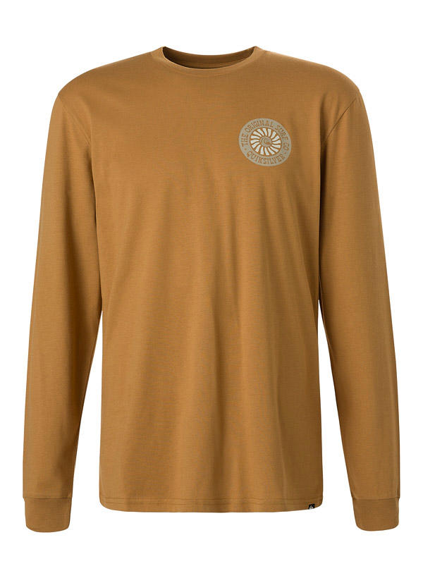 Quiksilver, Longsleeve, Baumwolle, zimtbraun