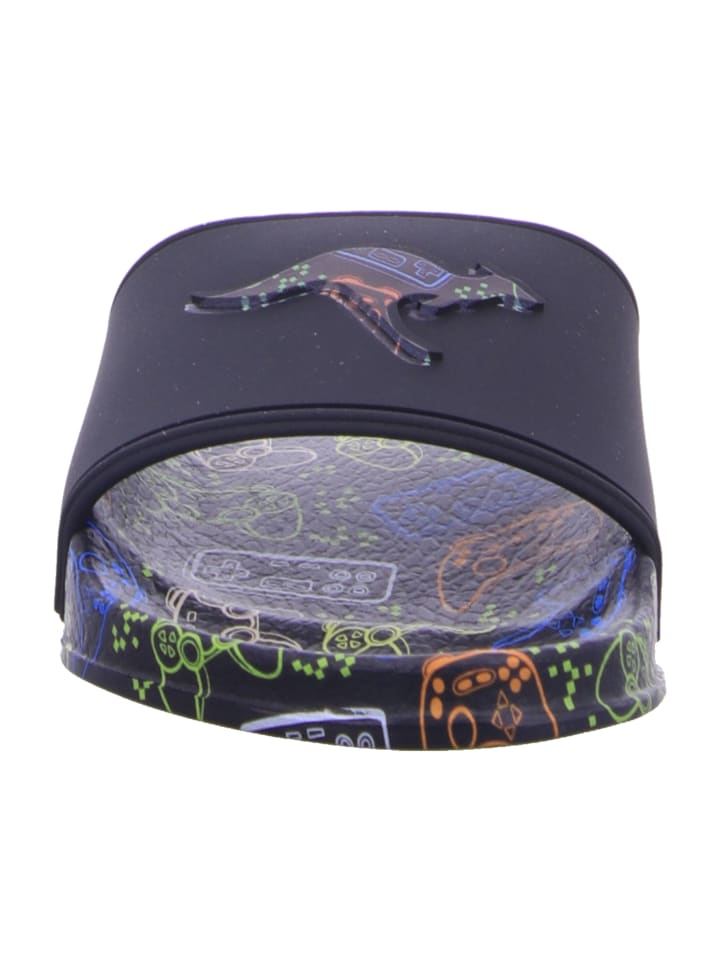 Kangaroos K-Slide Print K-Slide Print in black/play günstig kaufen