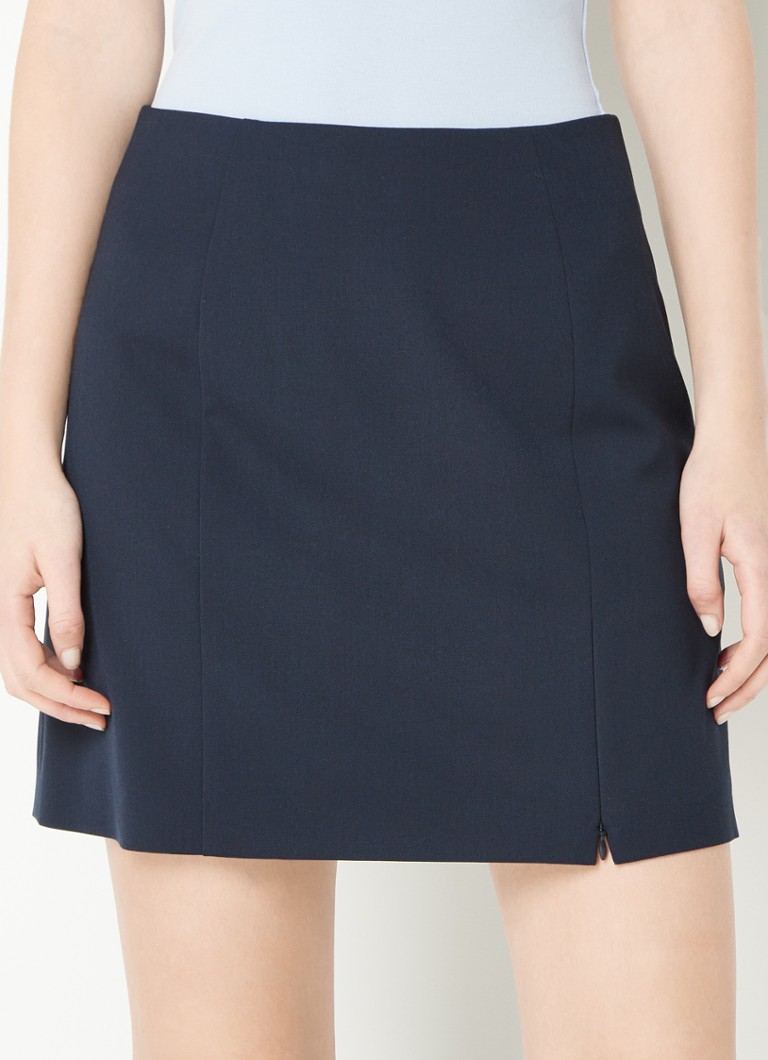 Fustă mini HUGO BOSS Roma cu fermoar