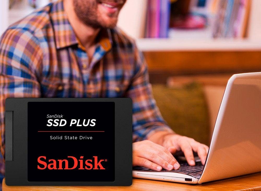 Sandisk SSD PLUS interne SSD (240 GB) 530 MB/S Lesegeschwindigkeit