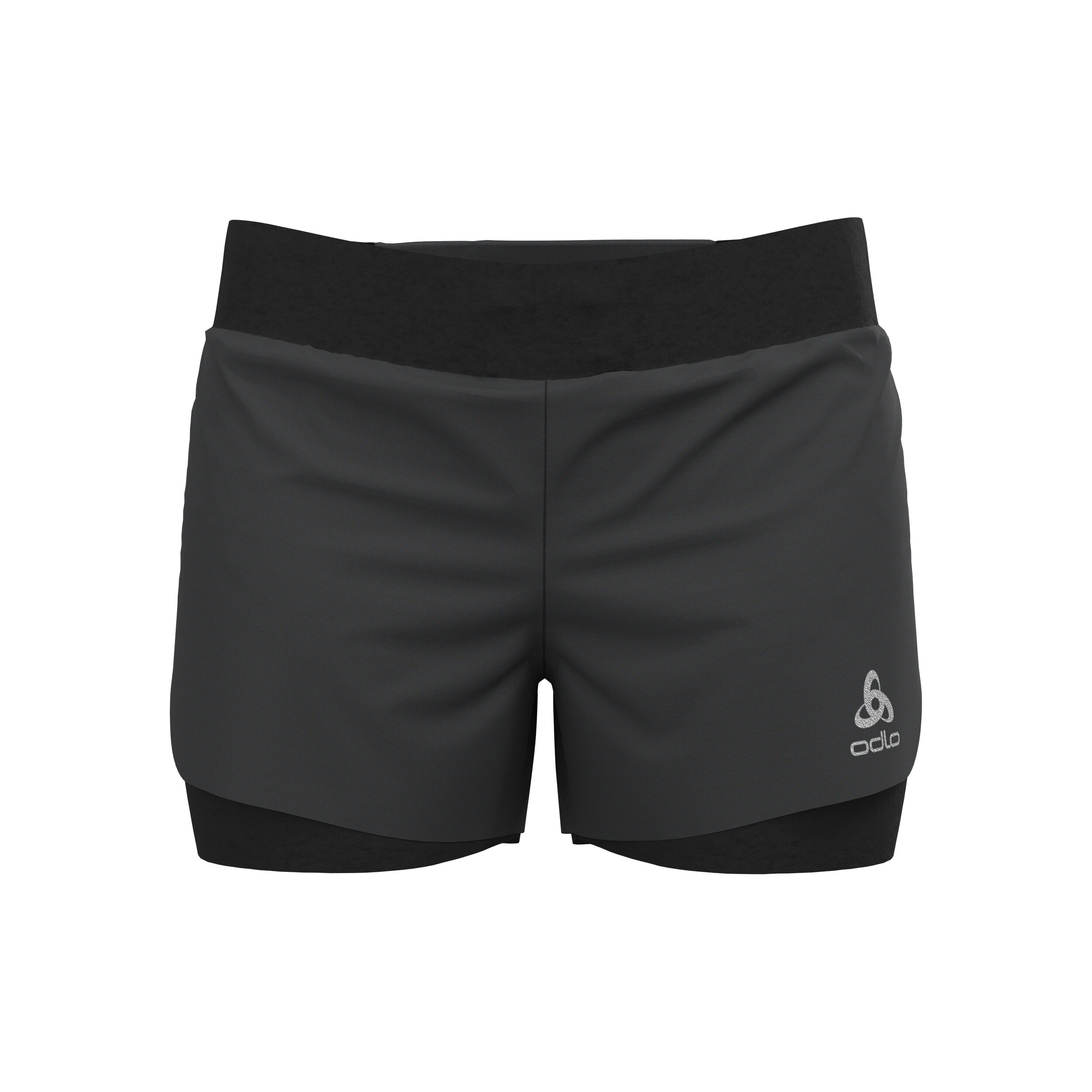Zeroweight 3inch 2in1 Laufshorts Damen - Schwarz