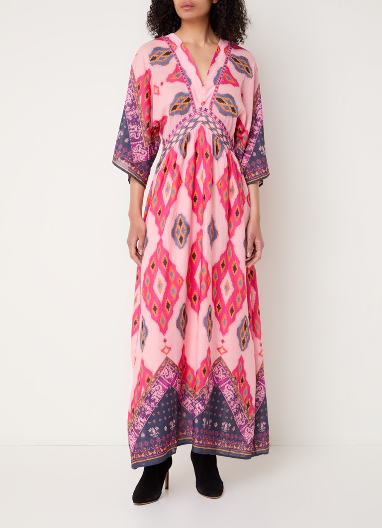 Vestido túnica largo Yin de Ba&sh con estampado