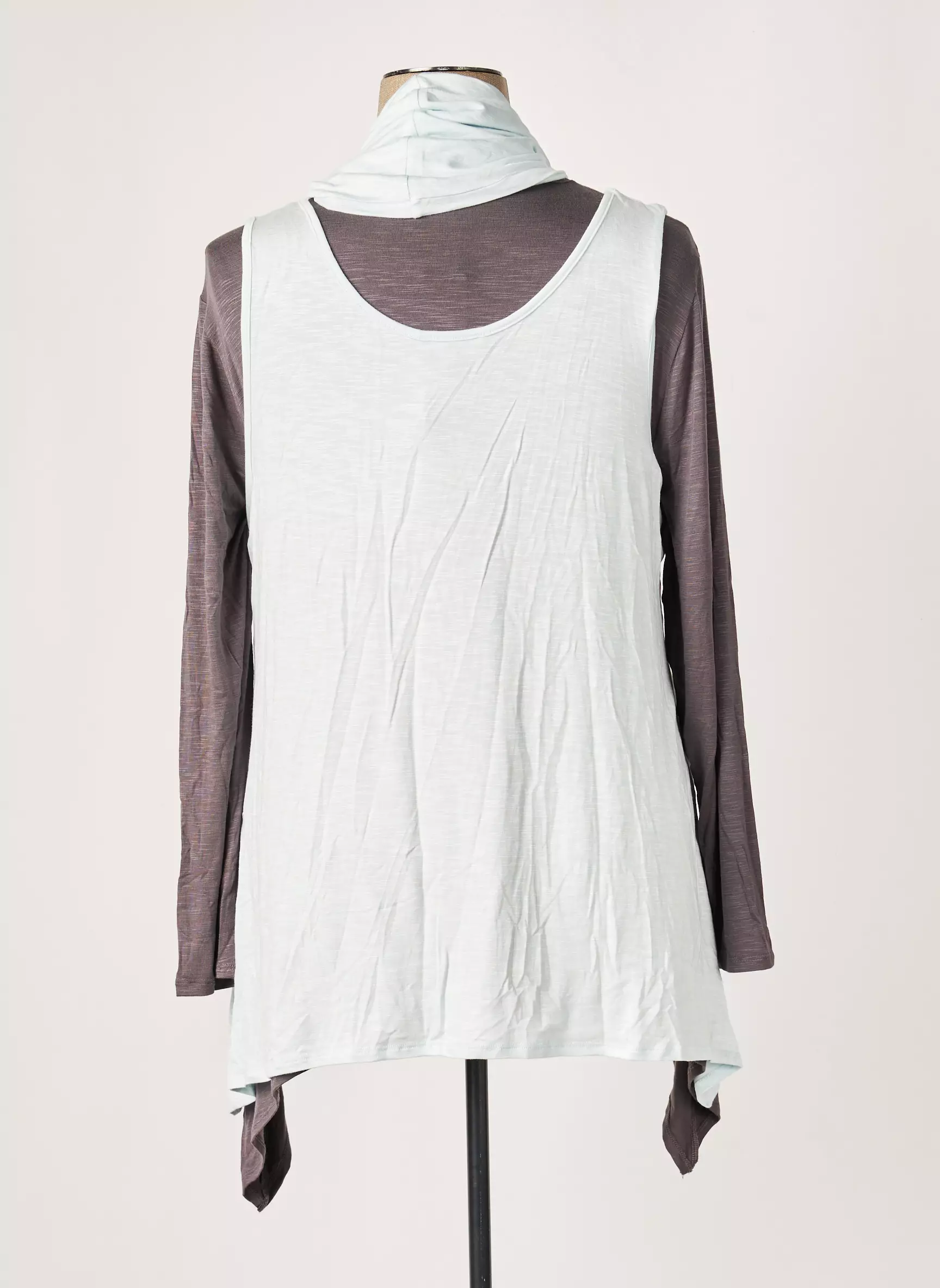 Marble Tshirts Femme couleur bleu