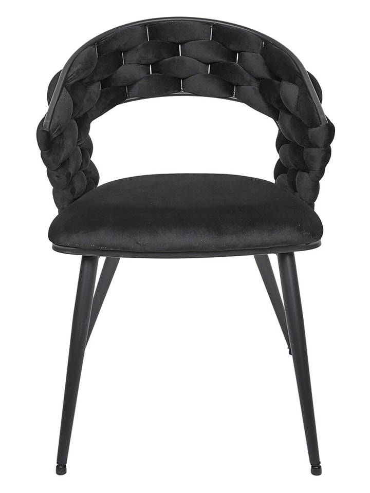 Rétro Chic Esszimmerstuhl ''Sawyer'' in Schwarz - (B)63 x (H)83 x (T)54 cm günstig kaufen onesize
