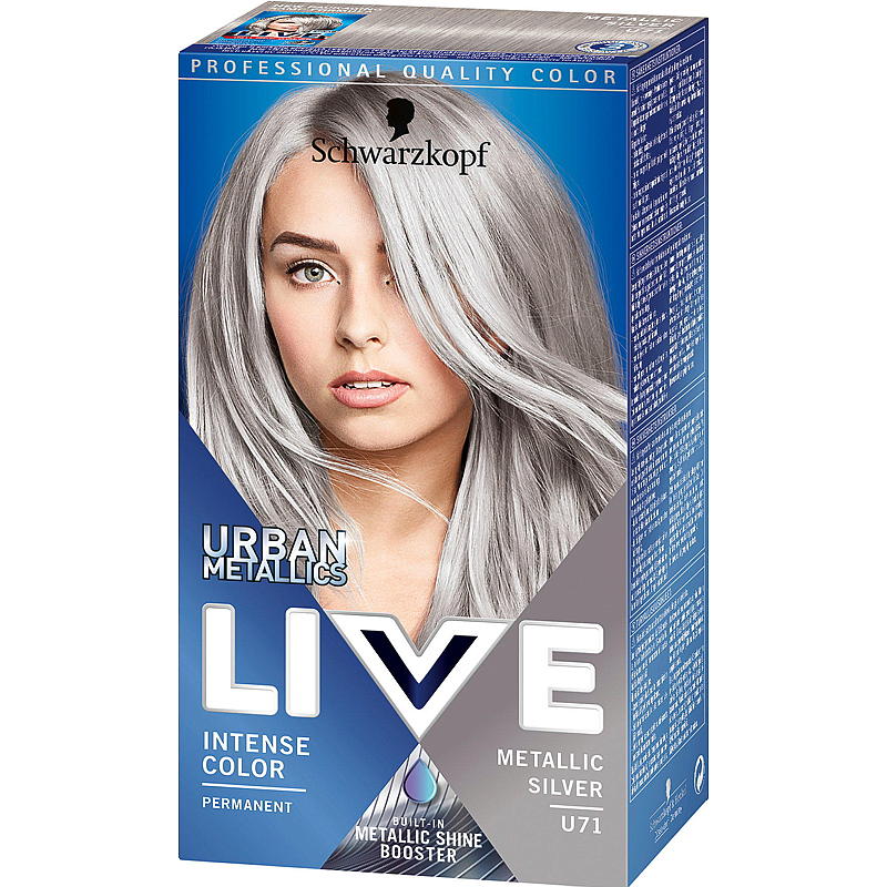 Schwarzkopf Live XXL Urban Metallics Silver U71