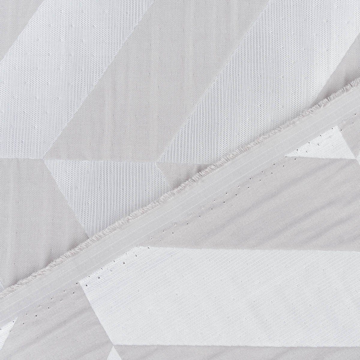 Meterware Rasch Textil Vorhangstoff Doubleface Willow Chevron beige 295cm, blickdicht, Polyester, pflegeleicht, überbreit, doubleface