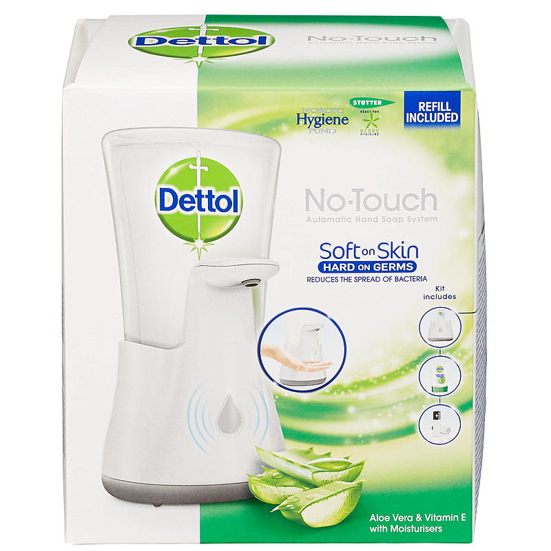 Dettol Såpedispenser Dettol 250 ml, Starter Kit No-Touch