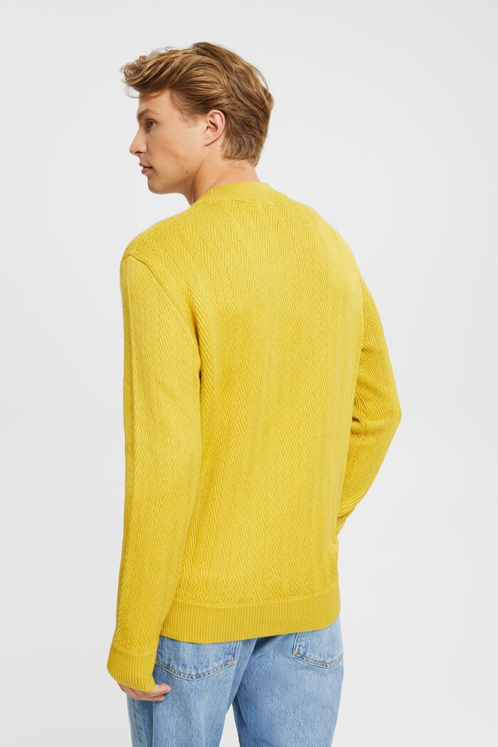 Sweater mit Fischgrat-Muster