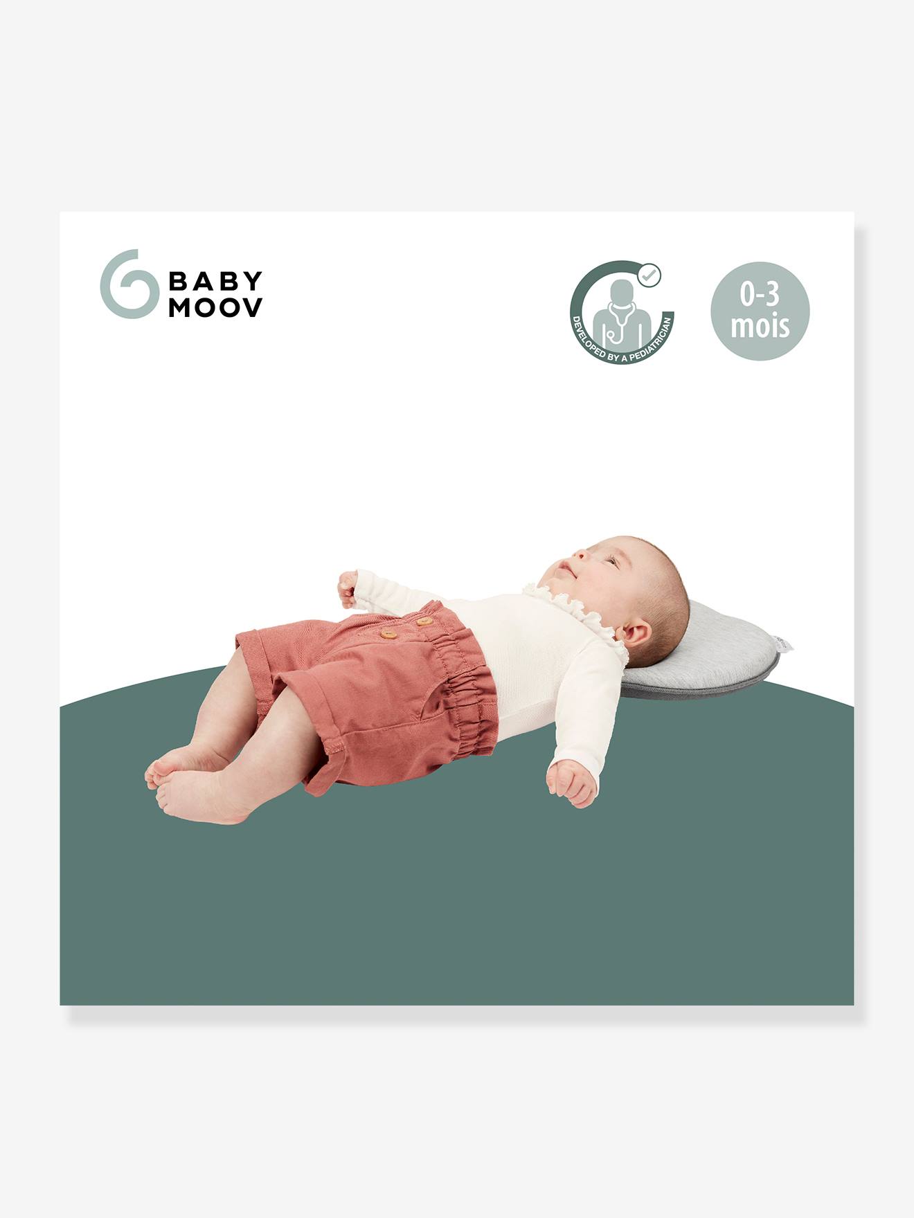 Babymoov Baby Stützkissen LOVENEST ORIGINAL BABYMOOV - grau meliert