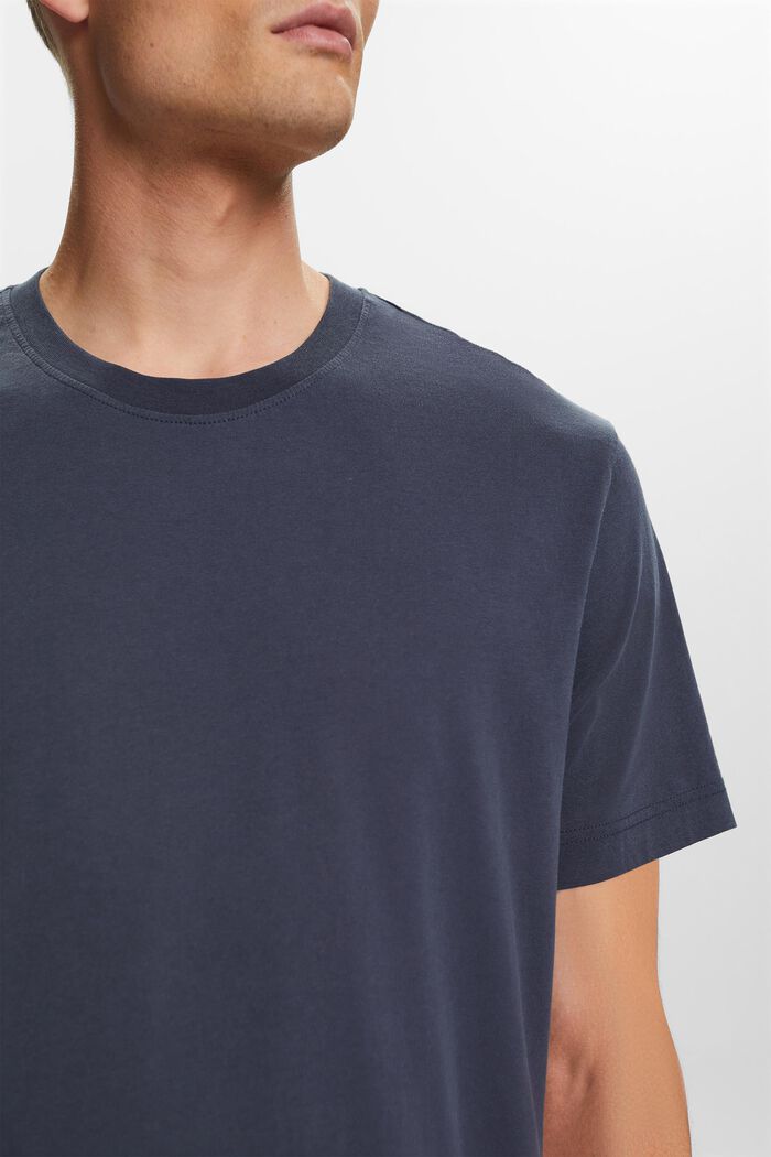 Rundhals-T-Shirt aus Jersey, 100 % Baumwolle