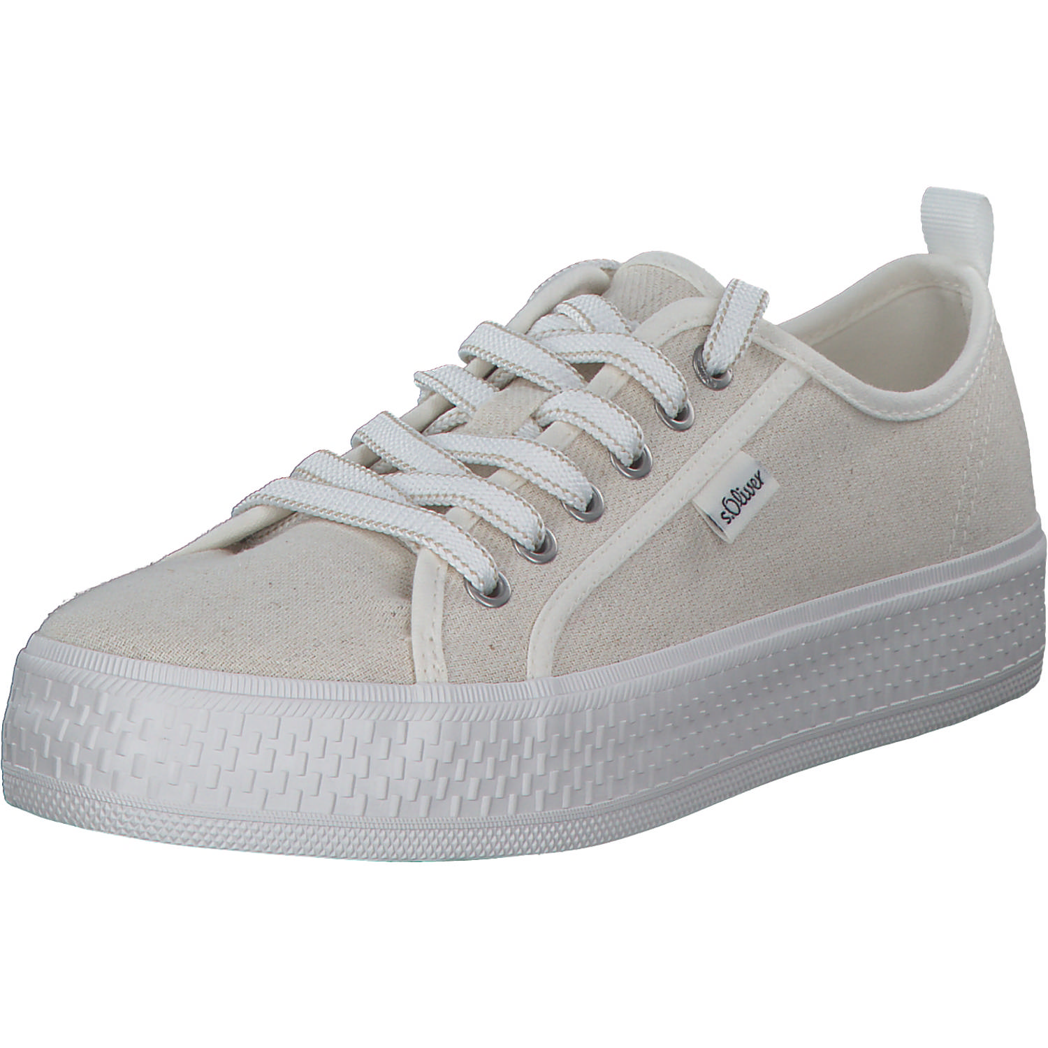 s. Oliver 23650, Sneakers Low, Damen, Beige