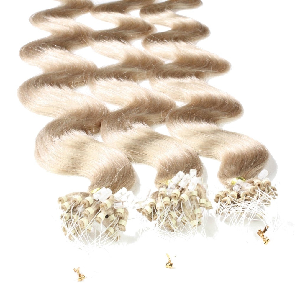 hair2heart Extensions à froid cheveux naturels #20 Blond cendré 1g extensions