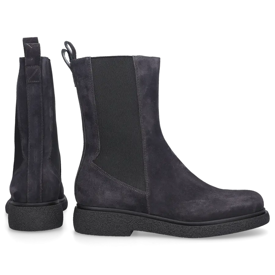 EN AVANT - Chelsea Boots C175 Veloursleder - blau