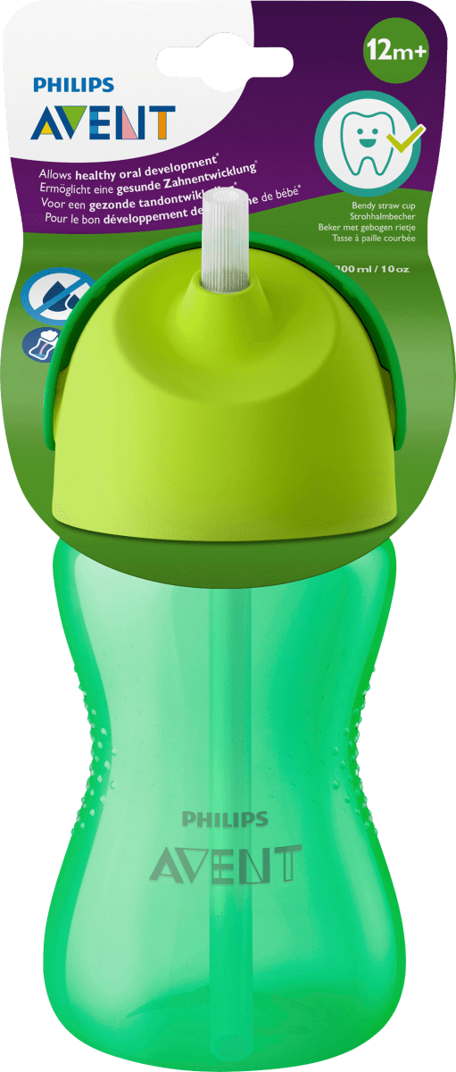 Trinkhalmbecher grün ,300ml, 1 St