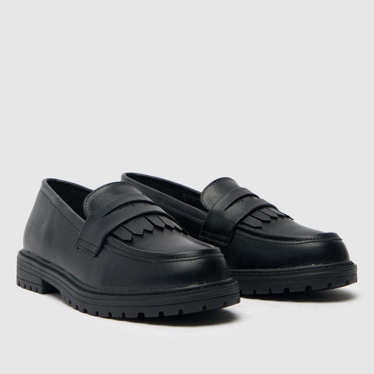 Schuh svarta Laila chunky loafers flickor juniorskor