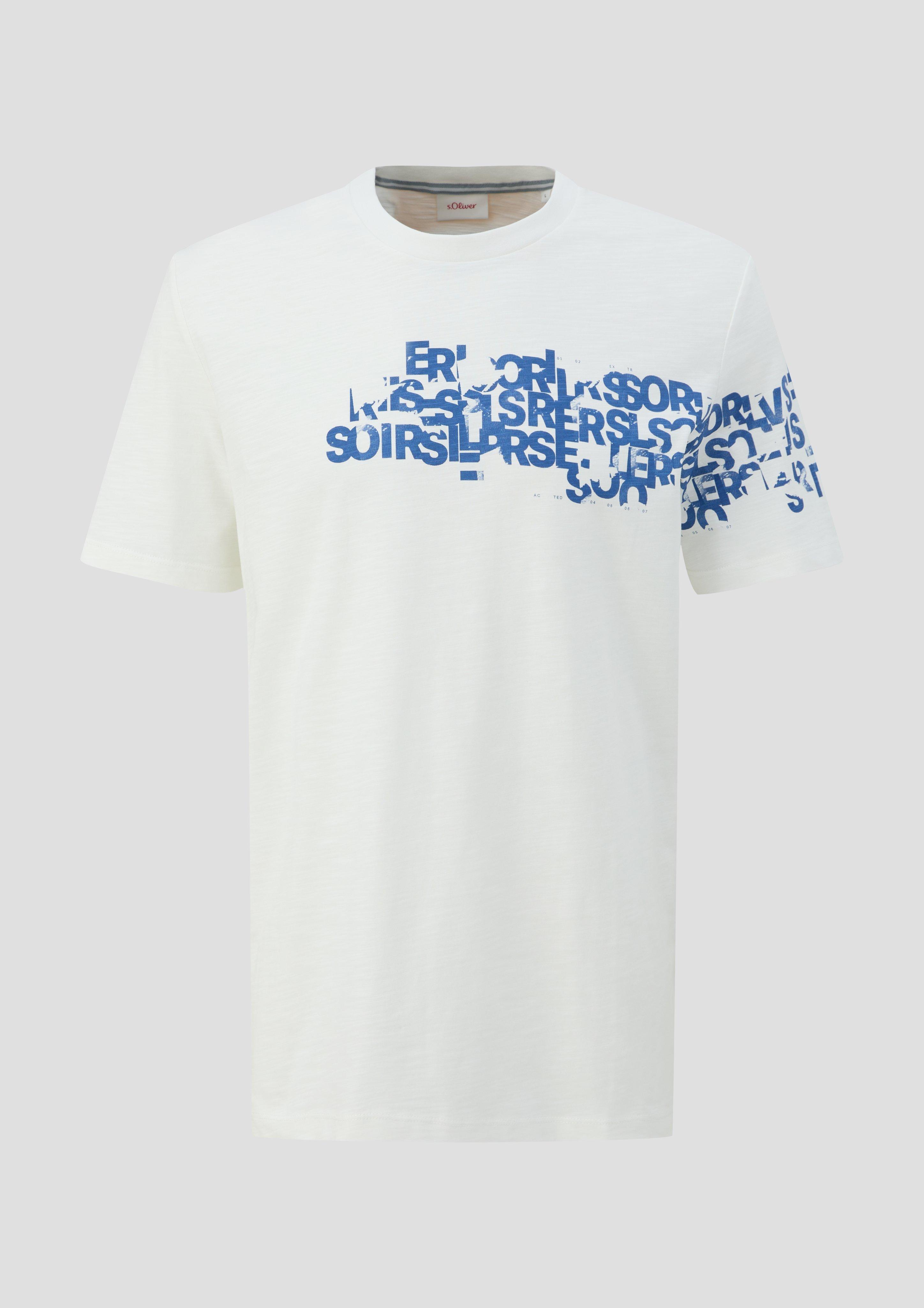 T-Shirt mit Rundhalsausschnitt  2143918-01D2