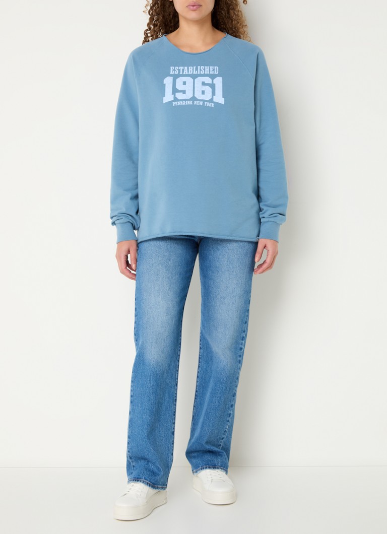 Penn & Ink Sweater with logo print