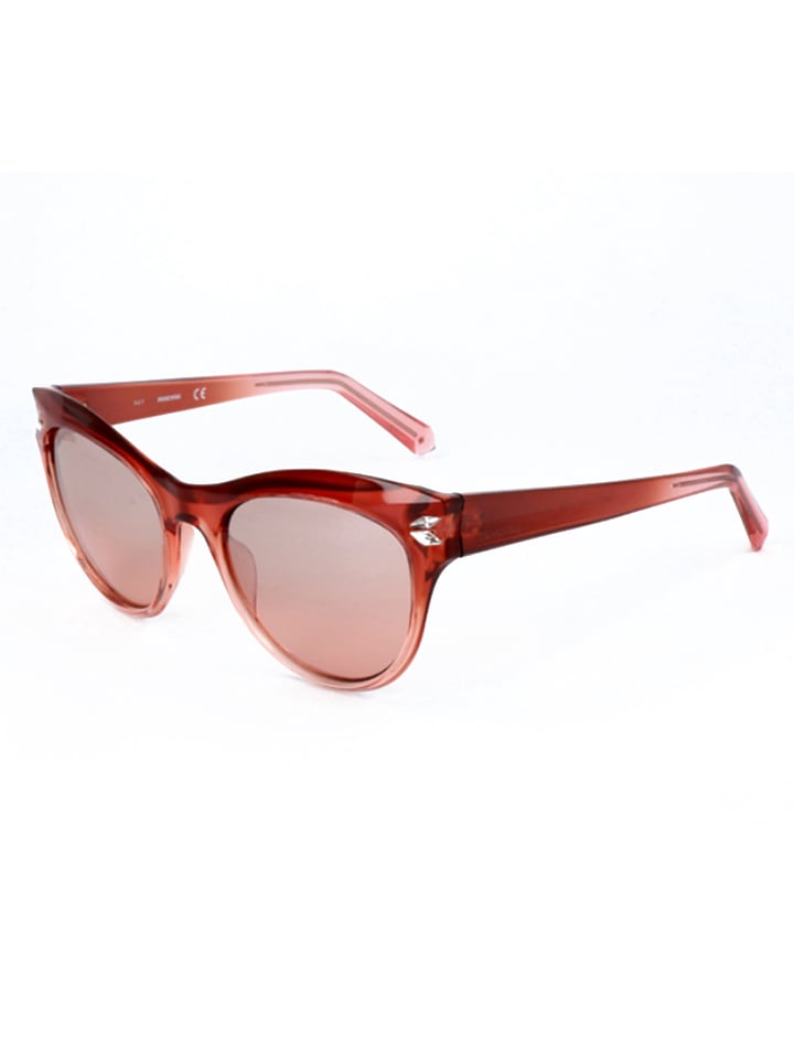 Swarovski Damen-Sonnenbrille in Rot/ Rosa günstig kaufen 51