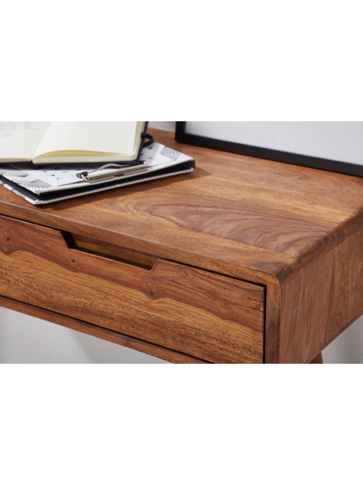 KADIMA DESIGN Konsolentisch WL5.577 90x76x36cm Massivholz mit Schubladen, günstig kaufen onesize