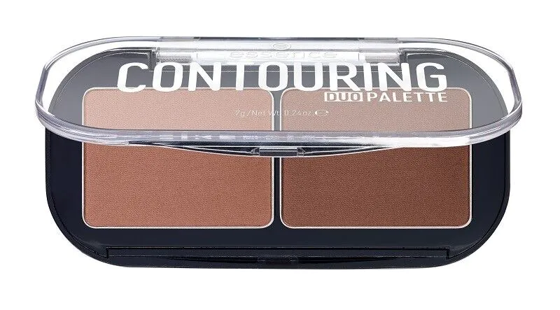 „Essence Contouring Duo“ veido kontūravimo paletė, 20 vnt.