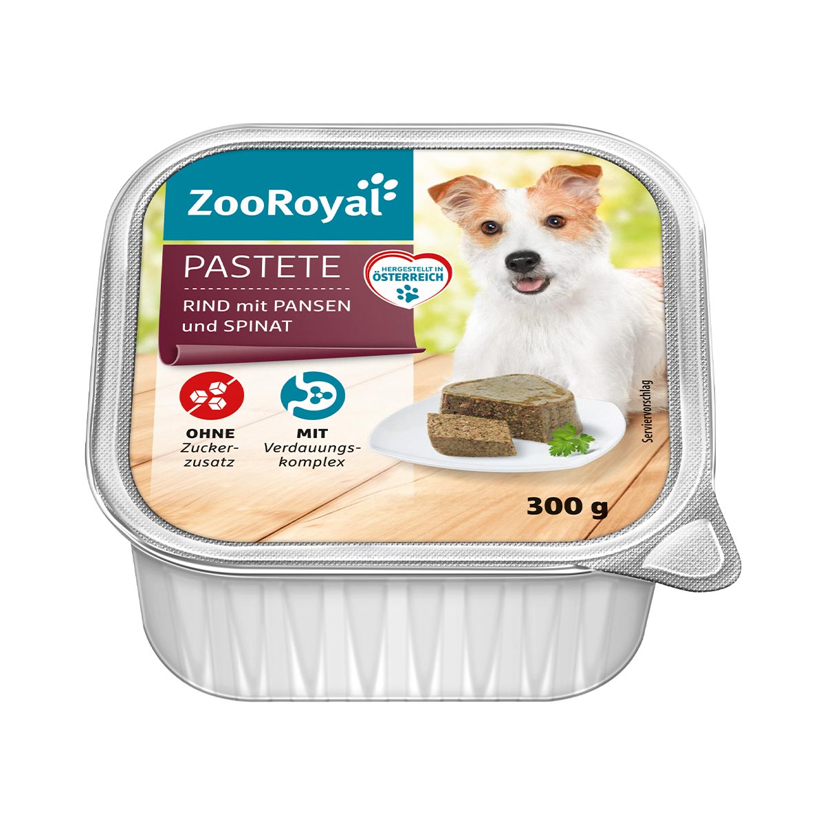 ZooRoyal Pastete Rind mit Pansen und Spinat kaufen