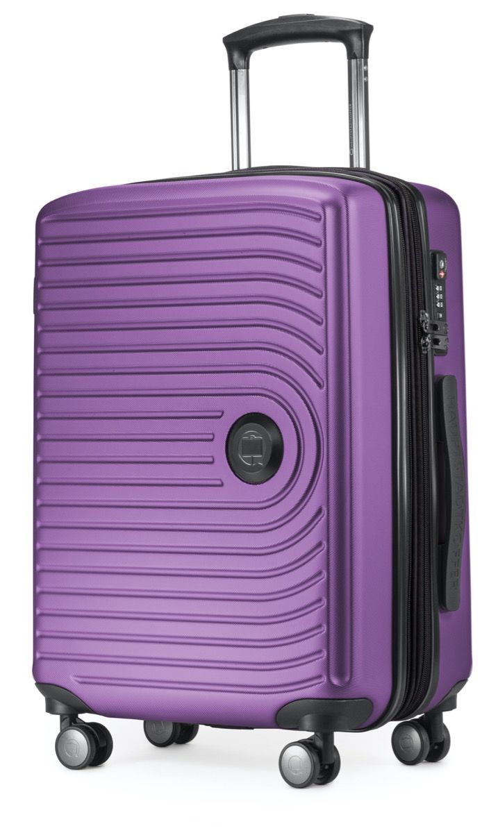 MITTE - hand luggage hard shell matt, XXL extension, TSA, 55 cm, 55 liters