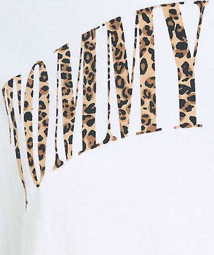 TOMMY-JEANS Damen T-Shirt TJW CLS LEO