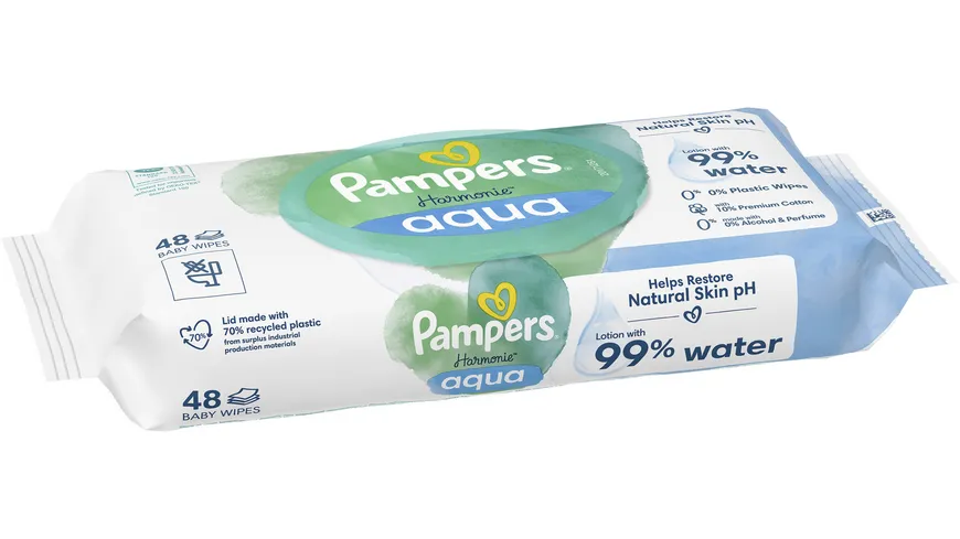 Pampers Harmonie aqua Feuchttücher