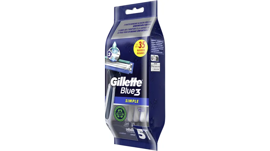 Gillette BLUE 3 Einweg Rasierer Simple