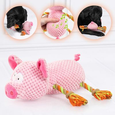Doglove Hundespielzeug Schwein